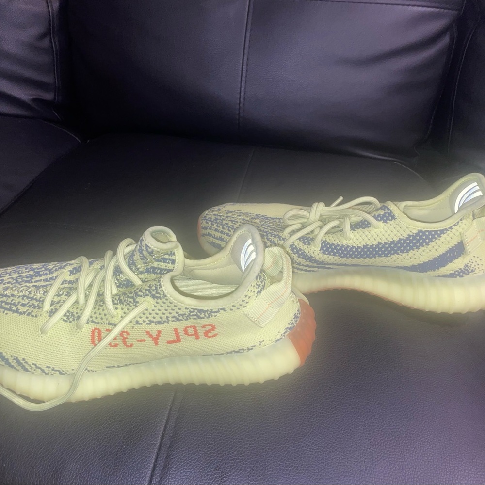 Semi frozen yellow Yeezy